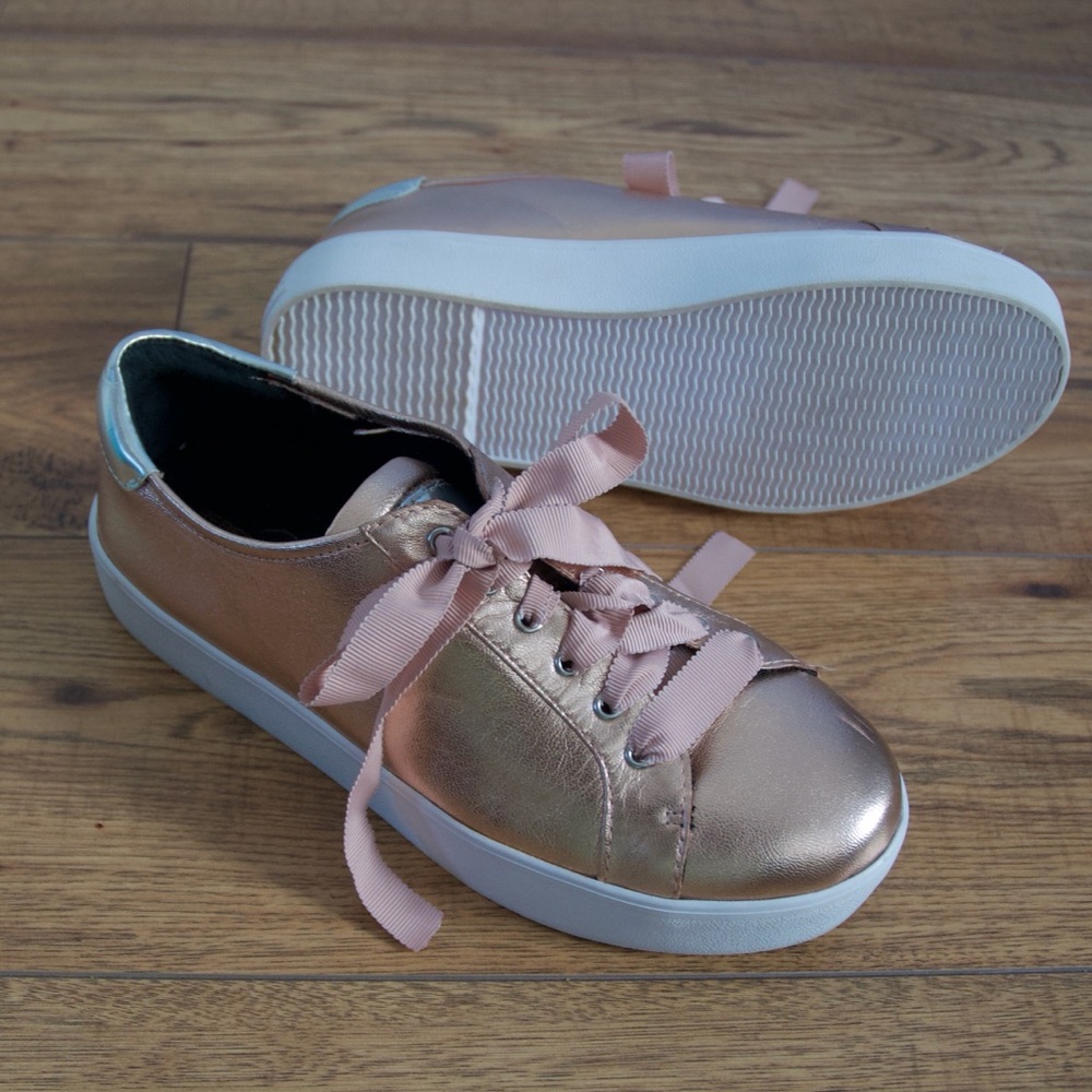 Rebbecca Minkoff Platform Rosegold Sneakers
